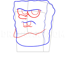 Thru the bible coloring pages. How To Draw Gangster Spongebob Coloring Page Trace Drawing