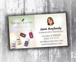 How many young living distributors are there? Young Living Business Bokeh Oily Cards Young Living Business Cards