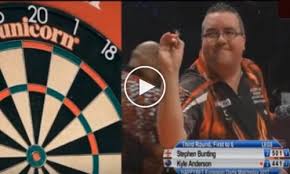 Winner of the 2012 and 2013 world masters and the 2014 bdo lakeside world championship, stephen bunting is now a rising talent in the pdc and a proud target ambassador. Stephen Bunting 11 Perfect Darts In A Row 2017 Pdc European Matchplay Sportvideos Tv