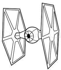 How To Draw A Tie Fighter Easy Step By Step Star Wars Characters Draw Star Wars Sci Fi Free On Tatuaje De Star Wars Dibujos De Star Wars Sala De Star Wars