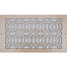 Decorative floor register, polished brass (1) model# 20269. Moroccan Vent Cover Stellar Air