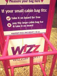 Doesn't this mean that the basic also allows the smaller cabin. Wizz Air Ar Twitter Dj Ager 2 Shirts Undies Laptop And Headphones Would Fit Into A Rucksack Small Cabin Bag No Need For Toolkit