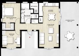 The master bedroom here is turned into a large office yet remains just private enough to not disturb the rest of the apartment, which has ample closet space ideal for a small family, this simple two bedroom house plan can incorporate just enough space for the essentials while giving you and your child. Stylish And Simple Inexpensive House Plans To Build Houseplans Blog Houseplans Com