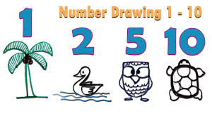 Numbers Drawing 1 To 10 How To Draw Anything From Numbers Easy 10 Dr How To Draw Anything Numbers For Kids Number Drawing