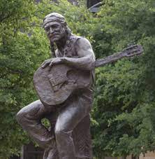 Austin, texas, honors musician willie nelson with a statue on 4/20 at 4:20 p.m. Willie Nelson Statue Wikipedia