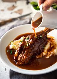 Port Braised Lamb Shanks Recipe Braised Lamb Shanks Lamb Recipes Lamb Shanks
