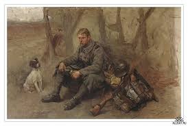 Poilu Au Repos War Art Ww1 Art World War One