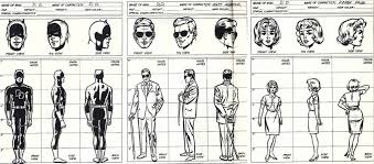 Wally Wood Daredevil Model Sheets 1960s Character Model Sheet Comic Books Character Modeling