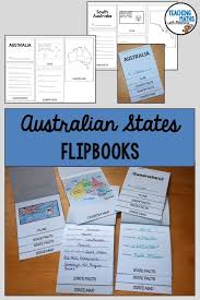 Australian State And Country Flipbooks Fun And Learning At The Same Time Use For Australia Day Or Anytime Australian States Flip Book Student Encouragement