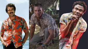 Men's vintage tommy bahama short sleeve funky print. The Colourful History Of The Iconic Floral Shirt Across The Decades