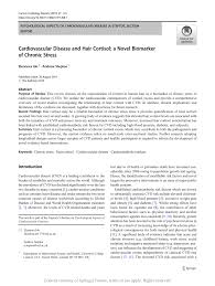 Check spelling or type a new query. Pdf Cardiovascular Disease And Hair Cortisol A Novel Biomarker Of Chronic Stress