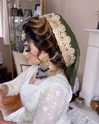 Hair By Ashah On Instagram Nikkha Bridal Hair Hair Hairbyashah Makeup Beautiful Wedding Makeup Stylish Dress Designs Bridal Ball Gown