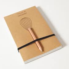 Carnet De Cuisine Recipe Book Made In France I Want Recipe Book Design Book Cover Design Inspiration Note Pad Design