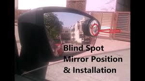 Convex mirrors are used by professional drivers to increase driving safety and avoid collisions. Blind Spot Mirror Installation And Position Explained Youtube