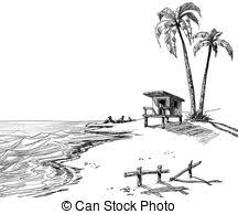 Summer Beach Pencil Drawing Canstock Discover images and videos about pencil drawing from all over the world on we heart it.