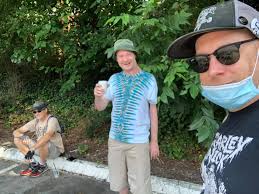 Getting together with old friends in the wilderness