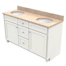 Get the best deals on kraftmaid maple vanities when you shop the largest online selection at ebay.com. Kraftmaid 60 In Vanity In Dove White With Natural Quartz Vanity Top In Khaki Cream And White Double Basin Vs60213s3 Khc 7131sn Ad1m4 Dwm The Home Depot