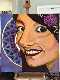 Happy Mother's Day mom ! I ordered you a piece of art from your favorite  artist. I'm your favorite kid of course ! 12 x 12 textured canvas Ready for  pickup -