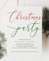 Modern Minimalist Christmas Invitation Printable Christmas Etsy Christmas Invitations Christmas Party Invitations Xmas Invitations