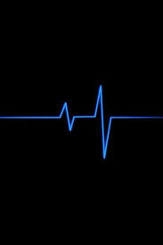 Heartbeat Wallpaper Ponsel Gambar Hitam