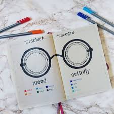 Mischief Managed Mood Tracker For My Potter Themed July Layout Moodtracker Harrypott Bullet Journal Mood Bullet Journal Themes Bullet Journal Inspiration