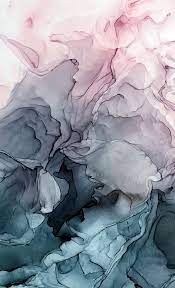 Blush And Payne S Grey Flowing Abstract Painting Window Curtains Cloud Painting Abstract Painting Alcohol Ink Art