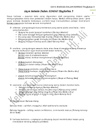 Nota Gaya Bahasa Dalam Komsas 2017 Tingkatan 3