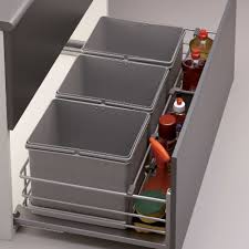 .para cocina, cubos de basura extraible bajo fregadero, cubos reciclaje apilables, cubos de. Cubos De Basura Para El Reciclaje Organizacion Armarios Con Accesorios De Cocina Cocina Y Bano