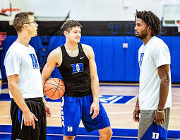 See more ideas about duke basketball, duke, basketball. Coach Jon Scheyer Grayson Allen And Marvin Bagley Grayson Allen Marvin Bagley Duke Basketball