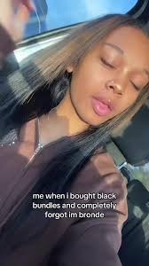 Bronde Transformation: Black Bundles to Blonde