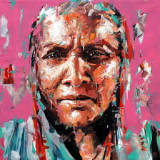 Mother 2014 Artist Floris Van Zyl Stateoftheart Gallery Com Art Portrait Painting Painting