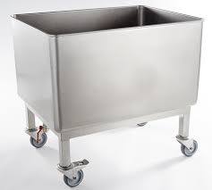 Bac Mobile Chariots Et Bacs Mobiles Equipement Inox Professionnel Inox Moulins A Cafe Mobiles