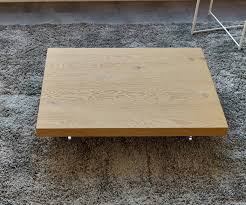 Außer der möglichkeit sich einen eignen tisch selbst zu gestalten, bieten wir von form.bar. Livitalia Design Couchtisch Low 65x90 Cm Eichen Furnier Hell