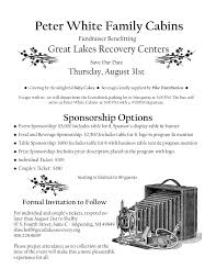 A typical day working at econo foods would be stocking shelves or bagging groceries for customers. Peter White Family Cabins Fundraiser For Great Lakes Recovery Centers Great Lakes Recovery Centers At Peter White Family Cabins Harvey Mi