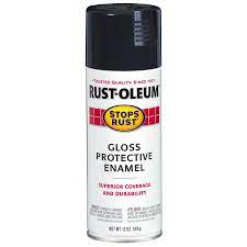 Rust Oleum Stops Rust Gloss Charcoal Gray Spray Paint Net Wt 12 Oz In The Spray Paint Department At Lowes Com