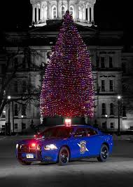Merry Christmas From The Michigan State Police State Police Police Cars Emergency Vehicles