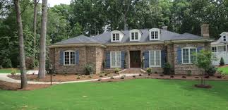 French Provincial Ranch Rustic Exterior Raleigh By Grayson Dare Homes Inc