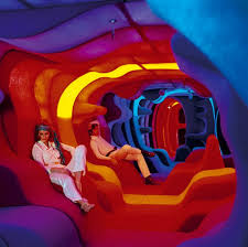 Verner Panton Visiona Retro Futuristic Interior Design Retro Vitra Design Museum Retro Interior Design Futuristic Interior