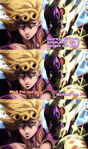 Giorno And Ger Converse Jojo S Bizarre Adventure Jojo Anime Jojo Bizarre Jojo S Bizarre Adventure