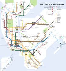 Large Detailed New York City Subway Map U Bahn Bahn Plan U Bahn Plan