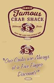 Florida State College Sports Apparel Shop Unlicensed Florida State Gear Jameis Famous Crab Shack Shirt Florida State Florida State College College Sports Apparel