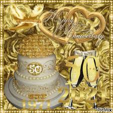 Use our tool to easily view and create your personalized gift. Happy 50th Wedding Anniversary Picmix