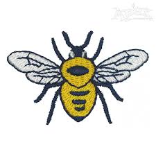 Functional items, like napkins or napkin serviettes, might not offer the best canvas for queen bee pattern to shine. Bee Embroidery Design