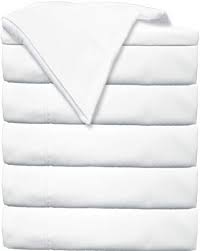 Microfiber sheets review for those who want budget luxury. Glarea Bed Flat Sheets 6 Pack Twin White Soft Brushed Microfiber Bedding For Blissful Sleep Reviews Microfiber Bedding Microfiber Flat Sheets