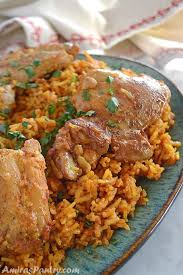 Kabsa Is An Amazingly Flavored Rice Dish That Can Be Made With Chicken Beef Or Lamb An Aromatic Rice Pilaf One Pot Kabsa Recipe Chicken Kabsa Recipe Recipes