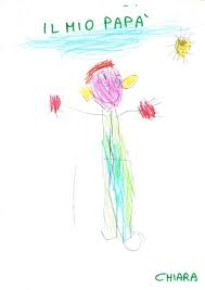 Festadelpapa Il Disegno Della Piccola Chiara 4 Anni Per La Festa Del Papa Mandaci Il Disegno Del Tuo Bambino Sul Pa Disegni Bambini Festa Del Papa Disegni