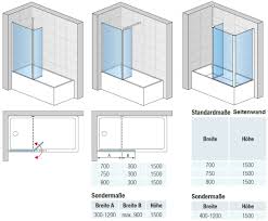 Welche kosten sind zu rechnen? Duschkabine Badewanne 60 X 150 Cm 2 Teilig Bad Design Heizung