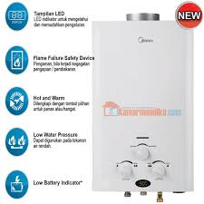Ada dua jenis electric water heater, yakni pemanas air dengan tangki dan tanpa tangki atau tankless. Jual Pemanas Air Gas Midea Terbaru Ada Led Indikator Jsd10 5dg2 Lebih Awet Garansi 3 Tahun Di Lapak Home Sweet Home Indonesia Bukalapak