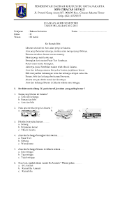 Soal plbj kelas 5 semester 1. Soal Uas Plbj Kls 6 Semester 2 Jawabanku Id