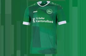 The squad overview lists all player stats for a selected season. St Gallen 2020 21 European Home Trikot